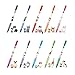 Gel Pens Office School Supplies - Cat 0.38mm Gel Ink Rollerball Ballpoint Pen Korea Kawaii Stationery Non-Smudge, Quick-Drying Writing, Pack of 11