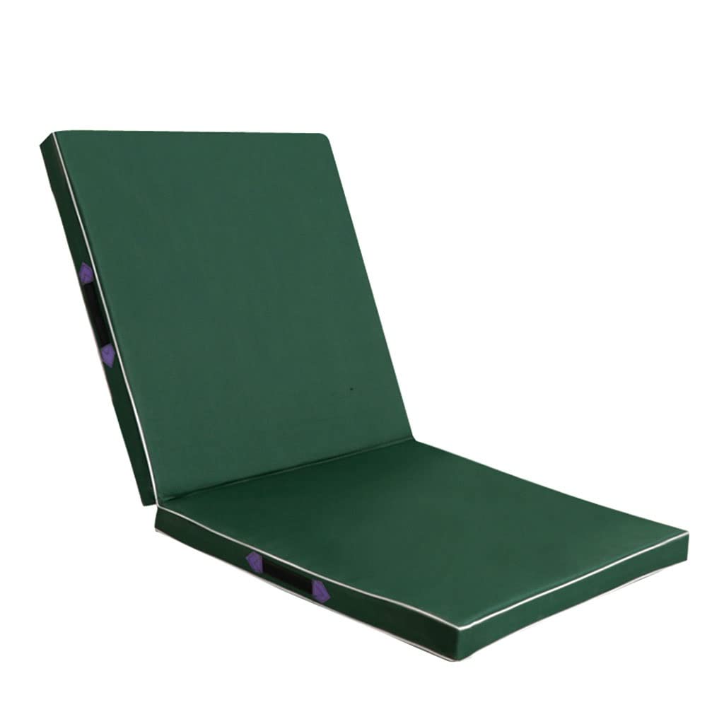Esteras de entrenamiento de gimnasia, esterilla plegable de 2 paneles para gimnasio, aeróbicos, estera de estiramiento, estera de espuma de alta densidad para Yoga para animar, bailar y hacer