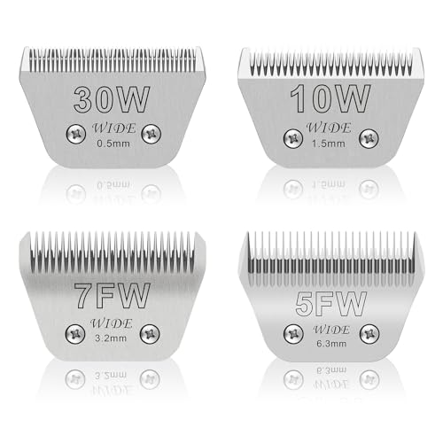 YAZIYIR Pet Dog Grooming Detachable Wide Blades Kit
