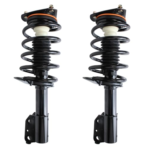 Image of Detroit Axle - Front Struts for 2000-2013 Chevy Impala 98-02 Intrigue Complete 2 Struts with Coil Spring 2001 2002 2003 2004 2005 2006 2007 2008 2009 2010 2011 2012 Replacement Ready Struts Shocks