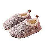Generisch Hausschuhe Kinder Junge Mädchen Pantoffeln Kinder Kuschelige Warme Hausschuhe, Weiche und Leicht, Plüsch Hüttenschuhe Winter Schlappen Rutschfest Slippers Innenbereich