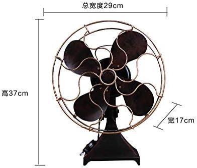 装飾品 レトロな手作りの鉄のファンモデル 映画スタジオ 写真スタジオの小道具 店の窓の装飾品 モデルの家の装飾 37 29 17cm