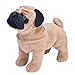 PAPABA Plush Doll Creative Pug Dog Plush Doll Anti-deform wielofunkcyjny