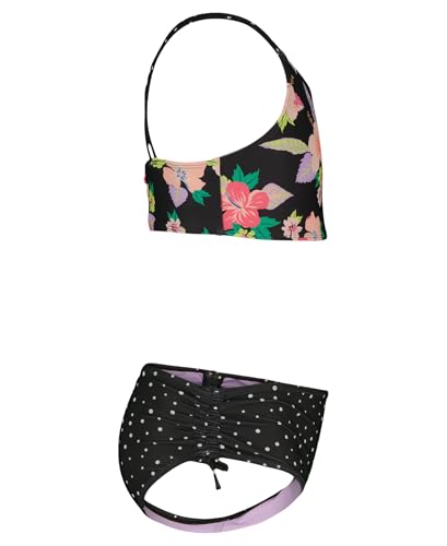 Image of Roxy Girls' Two-piece Bikini Swimsuit Set, UPF 50+ Sun Protection, Quick-Dry Bathing Suit
