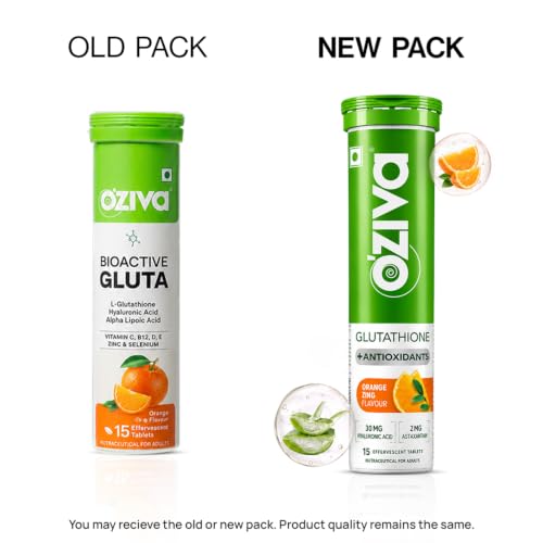 OZiva Bioactive Glutathione Tablets, Orange, 30 Tabs, Pack of 2 - Image 3