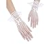 AMind4U 4 Pairs Lace Gloves Women Fashion Wedding Vintage Tea Party Gloves for Women (White)