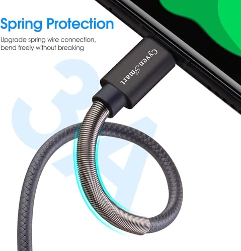 Image of [5Pack 3ft] Compatible with Samsung Galaxy S9 S10 S8 Plus Charger Cord(3A Fast Charging), TPE USB C Type Charger Cable,USB A to Type C Replacement for Samsung A32 /A12 /A10e /A20 /A51 20 /9 /8,LG-SkayGray