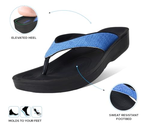 Image of AEROTHOTIC Comfortable Arch Support Flip Flops for Women Orthotic Sandals