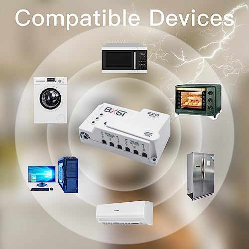 Bseed Wiring Surge Protector,Adjustable Voltage,Power Suppressor Protector With Protected Light Indicators For Refrigerator/Tv/Air Conditioning/Computer And Other Home Appliances, 220V 3520W-1Pack #TOP3