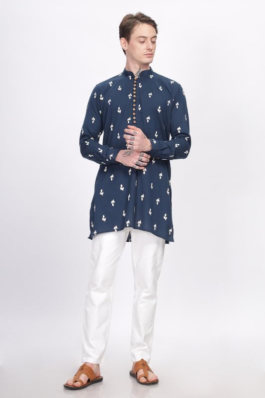 Image of BE ACTIVE Men's Traditional Embroidered Full Sleeves Kurta || Cotton Kurta for Men || Men Kurta for Wedding || Kurta for Men (A-SK1021 Parent)