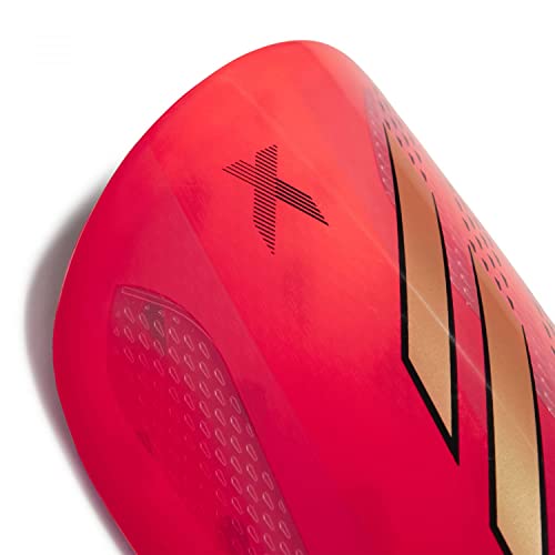Adidas Unisex Shin Guard X Speedportal League Shin Guards, Solar Red/Gold Met./Better Scarlet, HZ7275, XL – Ansicht 2