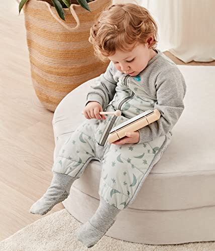 Image of Love to Dream Warm Baby Sleep Suit (12-24 Mo), Super Soft Temp Regulating Sleeping Sack, 2.5TOG Warm Wearable Blanket, Olive