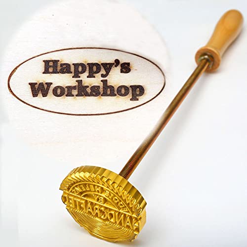 Personalized Logo Wood Branding Iron,Durable Leather Branding Iron Stamp,Custom Branding Irons for Woodworking,Branding Iron for Workshop
