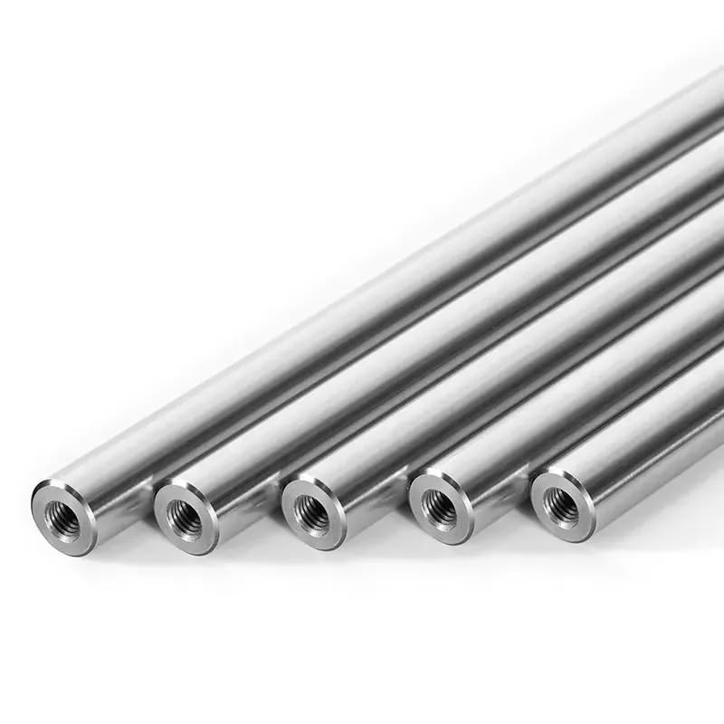 Verchromte, gehärtete Linearwelle (2-teiliges Set), 8–16 mm Außendurchmesser, 100–550 mm Länge, mit Gewindelöchern an beiden Enden(OD16mm(M8x16mm),500mm)