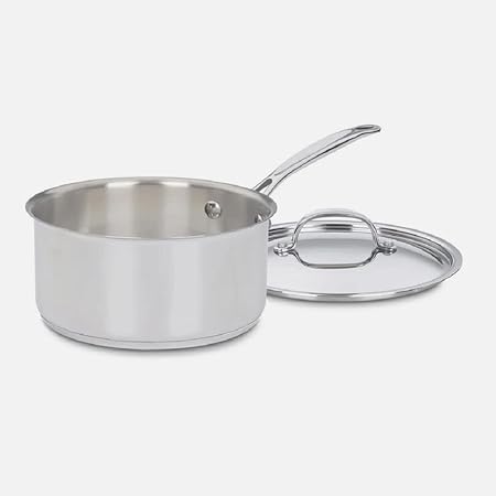 Cuisinart Saucepan w/Cover, Chef's-Classic Stainless Steel Cookware Collection, 3-Quart, 7193-20