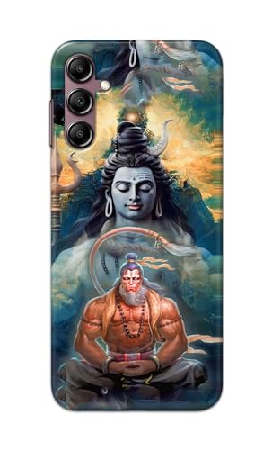 Image of PRINTFIDAA Printed Hard Back Cover Case for Samsung Galaxy A14 | A14 5G Back Cover (Lord Shiva and Hanuma) -112