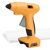 P0WER ELEKTR0 Cordless Hot Glue Gun for DeWalt 18V xr Battery，Handheld Electric Power Glue Gun Full Size for Arts & Crafts & DIY & Decorations with 25 PCS Glue Sticks - Image 1
