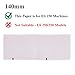 Mortara ELI 150 EKG Machine Paper - 108mm X 140mm X 200 Sheets (5 Packs)