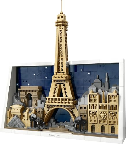 Architecture Parigi – La Città dell’Amore - Modellino da Costruire per Adulti Fai da Te - Decorazione per Casa o da Parete 3D con Paesaggio Parigino tra cui la Torre Eiffel - Idea Regalo - 21064 - Lego - Immagine 8
