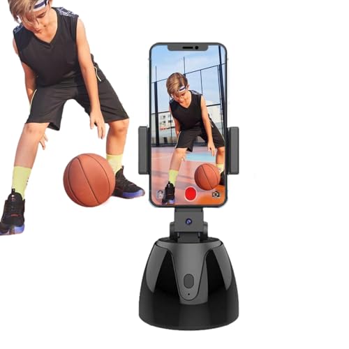 Gimbal para teléfono móvil - Estabilizador Gimbal para teléfono móvil - Ganado telefónico Inteligente Portátil - Estabilizador de Vlogs con rotación de 360 Grados, estabilizador