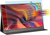 15.6 inch Monitor Screen Protector, Anti Blue Light Anti Glare Portable Monitor Screen Filter Compatible 15.6' ARZOPA/MNN/KYY/VILVA/ASUS/FANGOR/ViewSonic/QQH 16:9, Eye Care Anti-Blue Light/Glare/UV