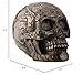 SUMMIT COLLECTION Bronze Aztec Skull with Engraving Collectible Statue