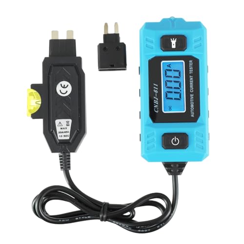 HUAREW Car Circuit Tester, Automotive Current Tester Blade Fuse Max 48V, Circuit Measure Amp Fuse Buddy, Automotive Blade Checker Fuse Box Test for Current Circuit Testing