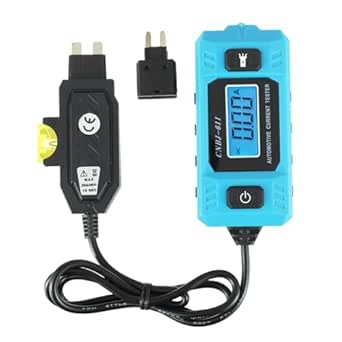 Car Circuit Tester with LCD Display, 48V Automotive Current Tester, Blade Fuse Circuit Measure