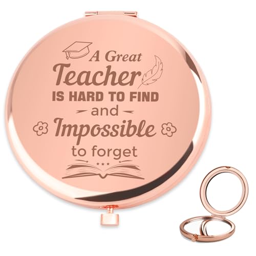 Teacher Gifts,Teacher Gifts for Women,Thank You Teacher Gifts,Gifts for Teachers,Head Teacher Gifts,Nursery Teacher Gifts,Best Teacher Gifts,Christmas Teacher Gifts,Compact Mirror for Teacher