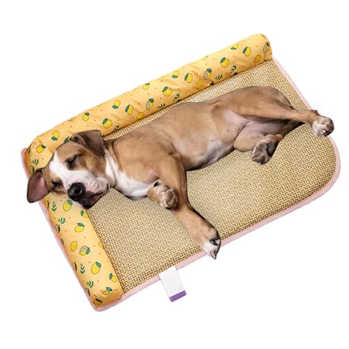 Generico Cuscino Rinfrescante per Cani - Letto Freddo Estivo per Animali Domestici - Lettino Ortopedico per Gattini con Cuscino Termico per Caldo Estivo in Casa e Giardino
