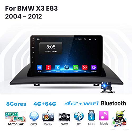 Android 8.1 Autoradio Radio Navigationssystem Für BMW X3 E83 2004-2012 Unterstützung DAB+ Digitalradio Bluetooth USB Mirrorlink Sygic GPS