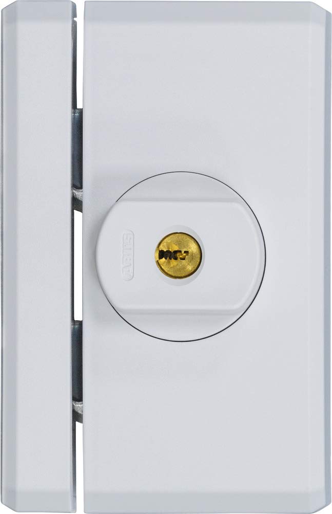 ABUS Serrure de Fenêtre FTS96A AL0125 - Verrou avec Mécanisme de Verrouillage Intuitif et Alarme, à Verrouillage Identique - Niveau de Sécurité 10 - 78559 - Blanc