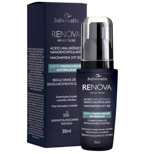 Sérum Facial AntiEnvelhecimento e Rugas Dia e Noite Renova