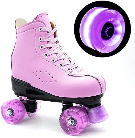 Miniatura 3 de Nezylaf Paquete de 8 ruedas de patinaje iluminado, ruedas LED de dureza 78A con rodamientos ABEC-9 de primera calidad, accesorios iluminadores para
