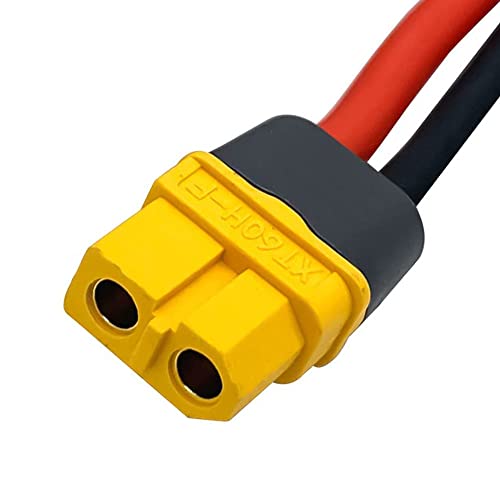 Image of Jump Starter Cable Booster Clamp Cable Replacement Alligator Clamp Booster Battery Clips XT60H Connector with 12 AWG Wire