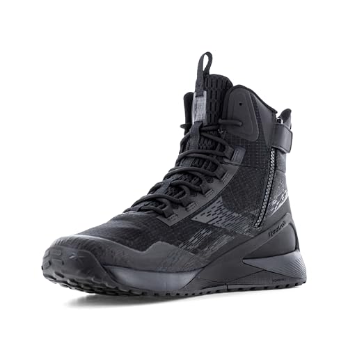 Reebok Work Men's Nano X1 Adventure Tactical Black Soft Toe Boots