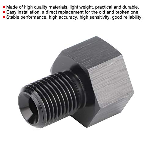 Dweekiy Flare-adapter 1/8 inch NPT bus op M10x1.0 adapter voor oliedrukmeter, mannelijk, zwart - Image 4