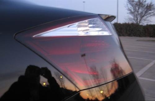 Precut Vinyl Tint Cover for 2008-2010 Honda Accord Taillights (Coupe) (Reverse Cutout, 20% Dark Smoke)