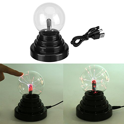 Plasma Ball Plasma Fulmini e Scariche Elettriche Luce Magic USB Plasma Ball Lampo della Sfera Magica Luce Sfera Lampada al Plasma USB della Luce - Image 7
