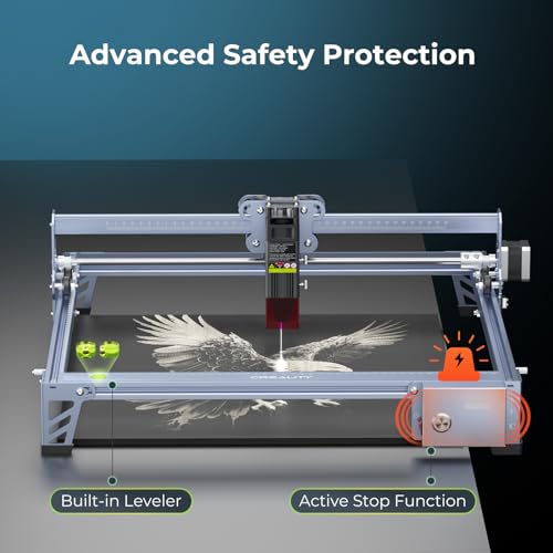 image for Creality Falcon 10W Laser Engraver Machine, 0.06mm High Precision Lase