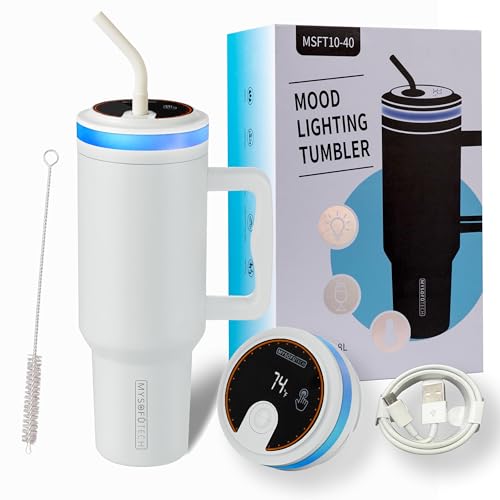 MySofuTech Garrafa de água inteligente com lembrete para beber ág...