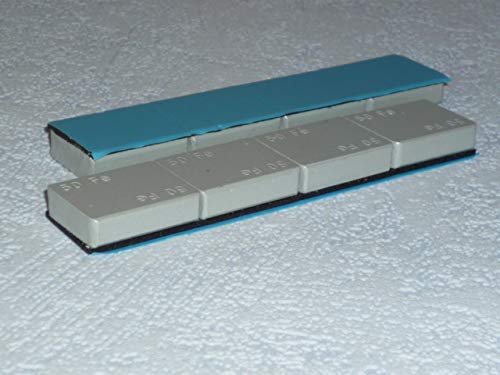 10x LKW Stahl - Klebegewichte 200g kunststoffbeschichtet, Kleberiegel, LLKW, SUV, Bus, Wohnmobil 640200-10