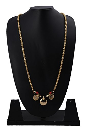 Image of Radha's Creations LONG 30 inch Mangalsutra LONG with Tali One Gram Gold for Women