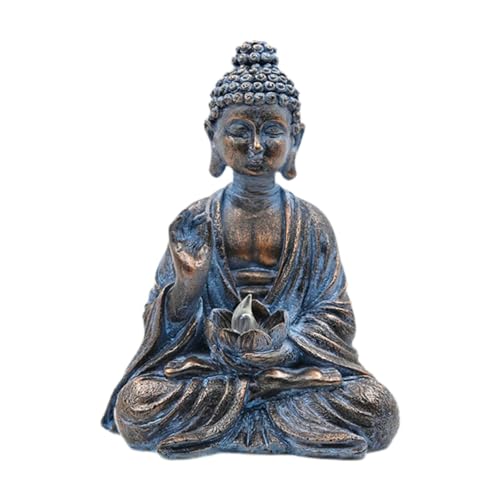 Statue de Bouddha pour illuminer un jardin sombre sans électricité