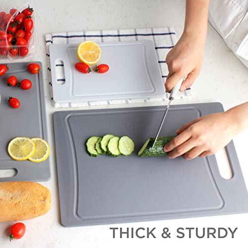 Set de Tazones con Tapas y Tablas de Cortar Gris Ombre miniatura 5