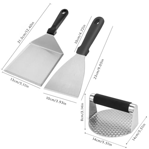 Kit d'accessoires pour de cuisson plate pour éviter les burgers secs - 6
