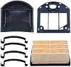 Ensamblaje de Filtro de Aire Incl. Cubierta y Base para Husqvarna 268 272 XP, 503 44 69 01, 503 44 68 01, 503 44 72 03 8