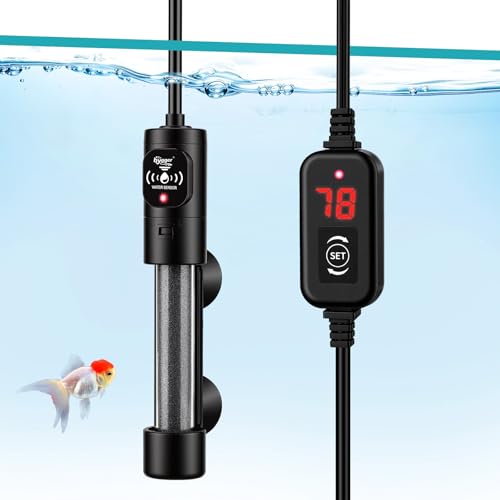 Chauffage submersible de précision hygger thermostat compact et sécurisé eau douce