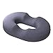 bonmedico Cuscino Antidecubito - Ciambella Ergonomica in Memory Foam per Casa, Auto e Ufficio - Supporto a Schiena e Coccige - Per Sedia e Poltrona