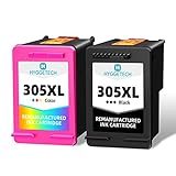 Cartuchos de tinta compatibles de calidad probada como repuesto para HP 305XL 305XL aprox. 600 páginas en negro y aprox. 450 páginas por color (A4 con cobertura del 5 %)